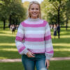 Cotton candy striped sweater - Image 2