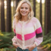 Sandras striped cozy jacket (Short version) - Image 2