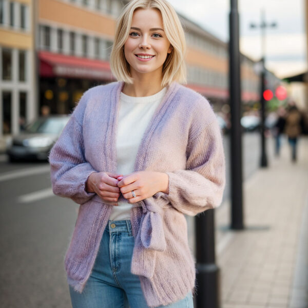 Carlas cardigan with belt - Image 3