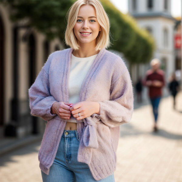 Carlas cardigan with belt - Image 4