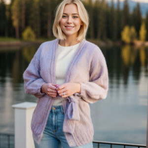 Carlas cardigan with belt