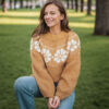 Chunky flower sweater - Image 4