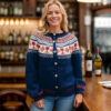 Knit and drink wine cardigan - Image 2