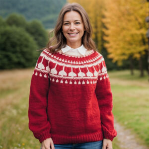 The wine sweater with wineglasses