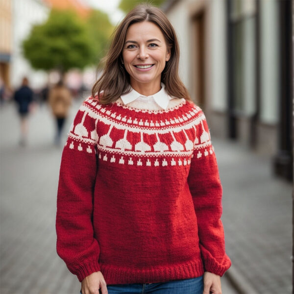 The wine sweater with wineglasses - Image 4