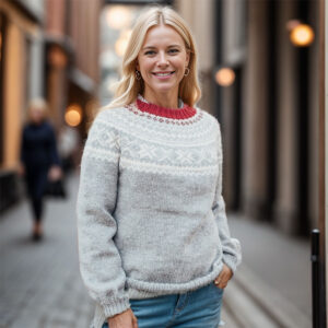 The Hanna sweater classic norwegian pattern