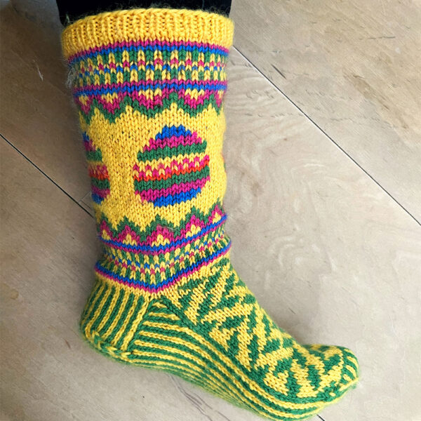 Sunny easter egg socks - Image 3