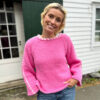 Sorbonne stitch-sweater in pink