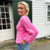 Sorbonne stitch-sweater in pink