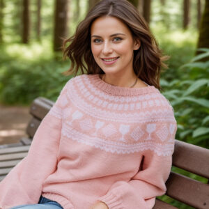 Knit and drink rosé wine cotton edition