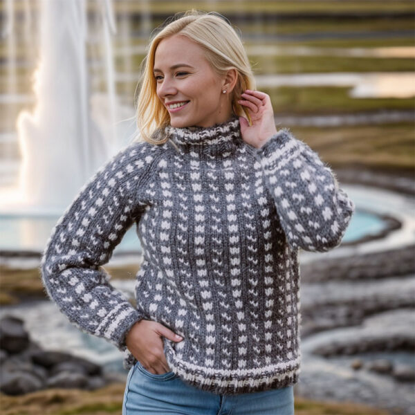 Godafos chunky icelandic sweater - Image 6