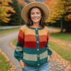 Striped and cozy cardigan - Image 4