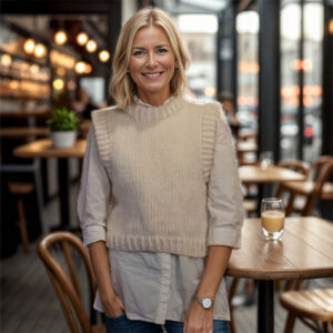 Cozy weekend vest