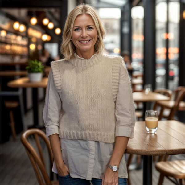 Cozy weekend vest