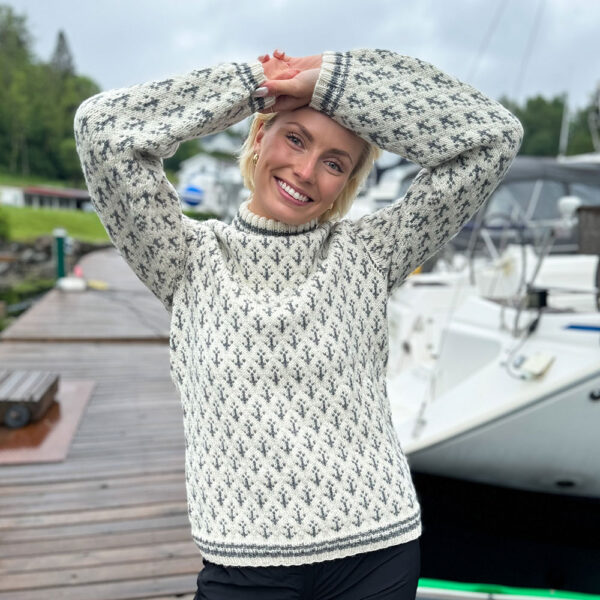 Captain sweater in naturewhite - Image 5
