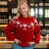 Chunky wine sweater - Image 4