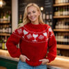 Chunky wine sweater - Image 3