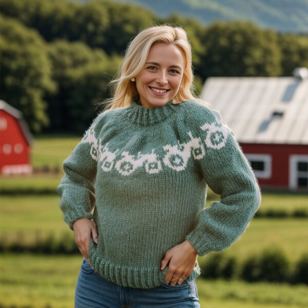 Chunky tractor sweater