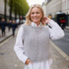Petronella slipover chunky knit vest - Image 3