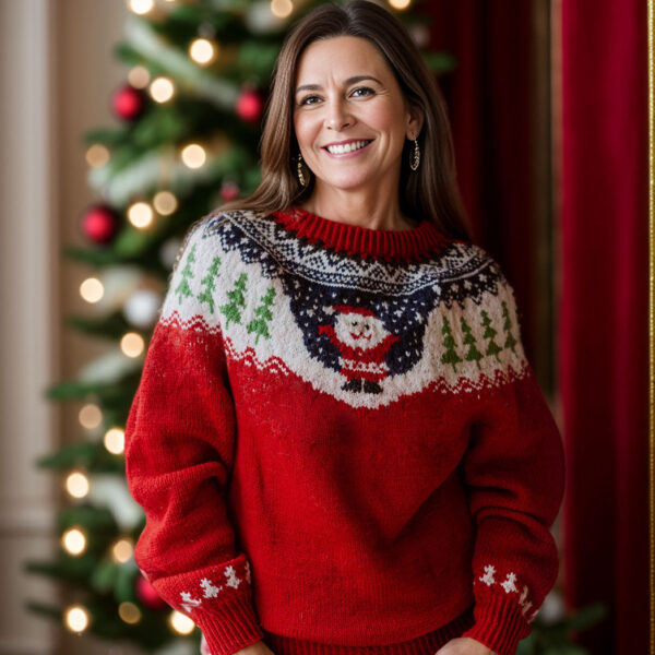Merry christmas santa sweater - Image 2