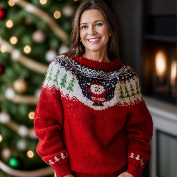 Merry christmas santa sweater - Image 3