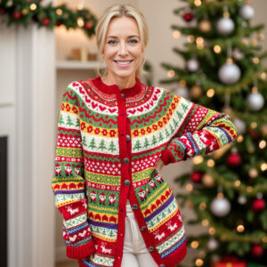 Ulrikke's ugly christmas cardigan