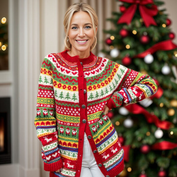 Ulrikke's ugly christmas cardigan - Image 2