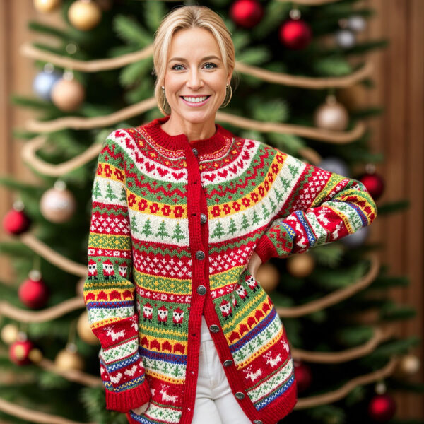 Ulrikke's ugly christmas cardigan - Image 3