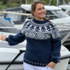 The anchor sweater in navy blue - Image 2