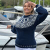 The anchor sweater in navy blue - Image 4