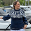 The anchor sweater in navy blue - Image 5