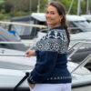 The anchor sweater in navy blue - Image 6