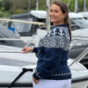 The anchor sweater in navy blue - Image 7
