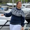 The anchor sweater in navy blue - Image 8