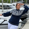 The anchor sweater in navy blue - Image 9