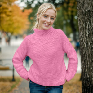 Cozy pearls sweater