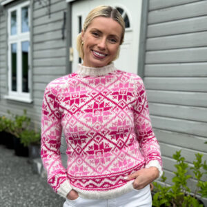 Nordic rose sweater