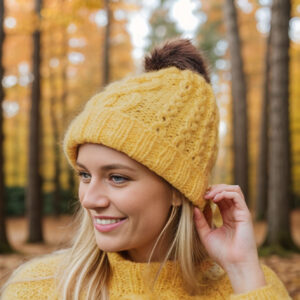 The heartbraid hat