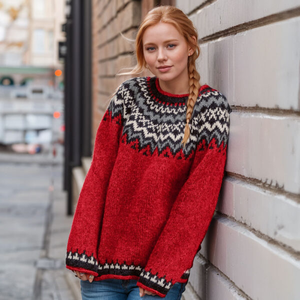 Islandur sweater viking wool version